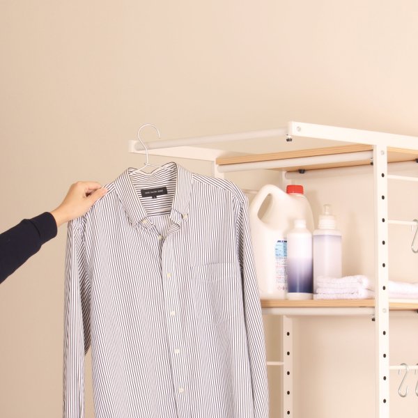 画像3: 収納　キッチン・洗濯機　伸縮ラック (3)