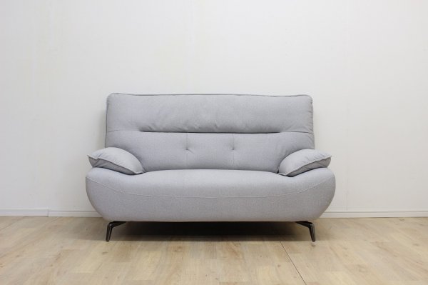 画像2: ソファ　２人掛け・３人掛け　アリスト　ブラック・ライトグレー (2)