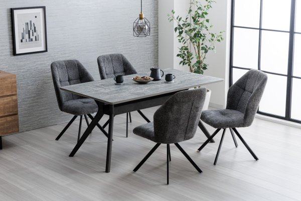 画像1: 	ダイニングテーブル・チェア　ベリーズ/XA　１５０サイズ　回転チェア (1)