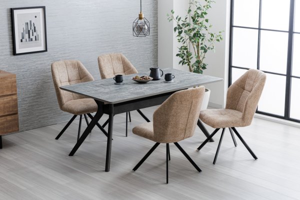 画像2: 	ダイニングテーブル・チェア　ベリーズ/XA　１５０サイズ　回転チェア (2)