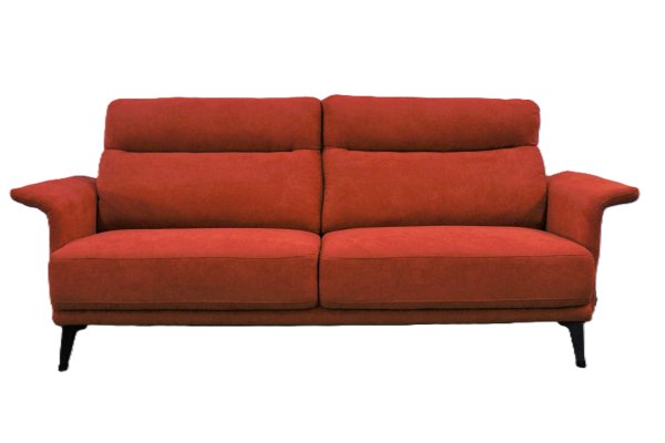 画像2: ソファ　３人掛け　アプリコット　オレンジ・マスタード (2)