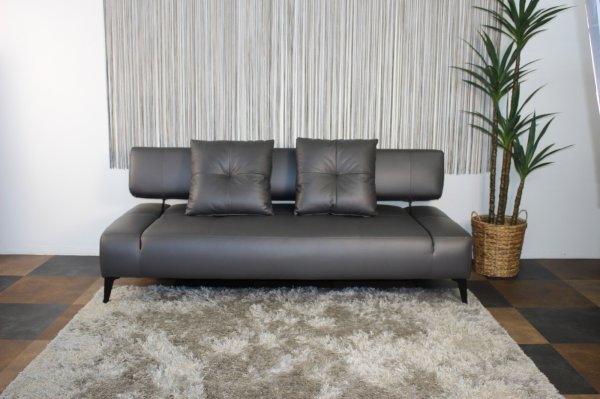 画像2: ソファベッド　ノエル　グレー・ダークグレー (2)