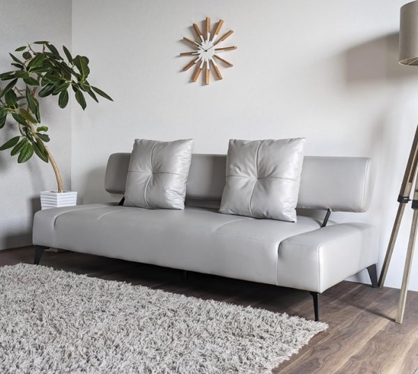 画像5: ソファベッド　ノエル　グレー・ダークグレー (5)