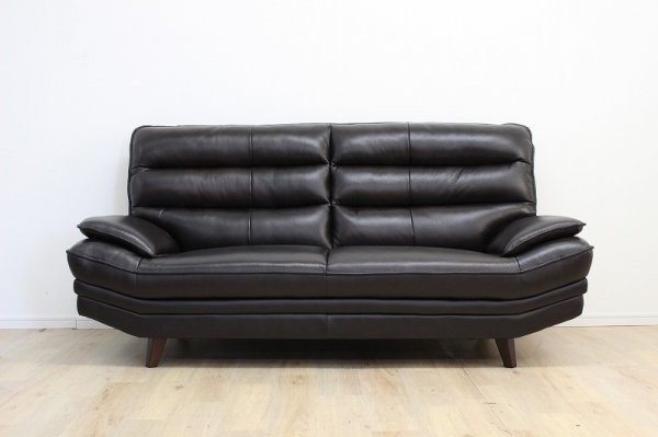 画像1: ソファ　２人掛け・３人掛け　ゾラーノ　ダークブラウン・ミディアムブラウン (1)