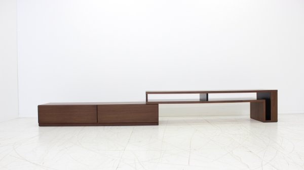 画像6: 伸長式TVボード　ケプカ　サイズ１６０cm〜２７０cm　ウォールナット (6)