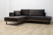 画像4: ソファ　コモド　L型　カウチソファ　グレー・ブラウン (4)