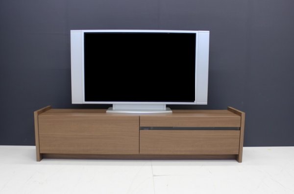 画像2: TVボード　アルル　１５０・１８０サイズ　ブラック・ナチュラル・ウォールナット (2)