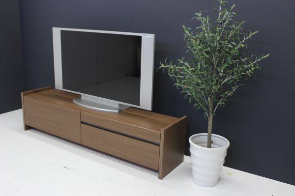 画像1: TVボード　アルル　１５０・１８０サイズ　ブラック・ナチュラル・ウォールナット (1)