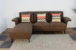 画像1: ソファ　カウチソファ　ガーベラ　ブラウン (1)